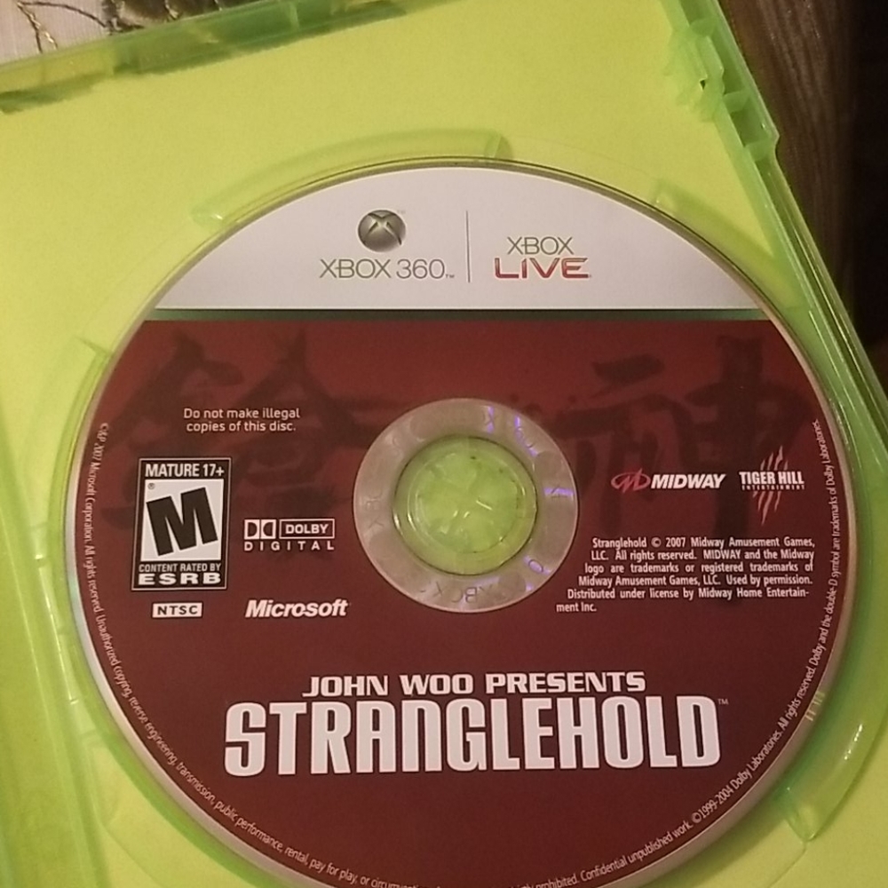 Stranglehold xbox 360
